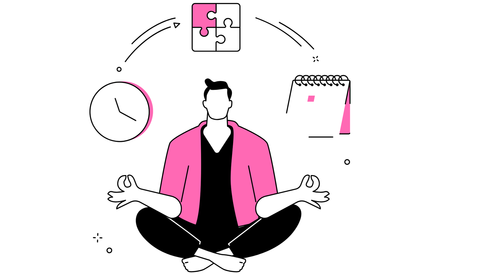 Person listening to music